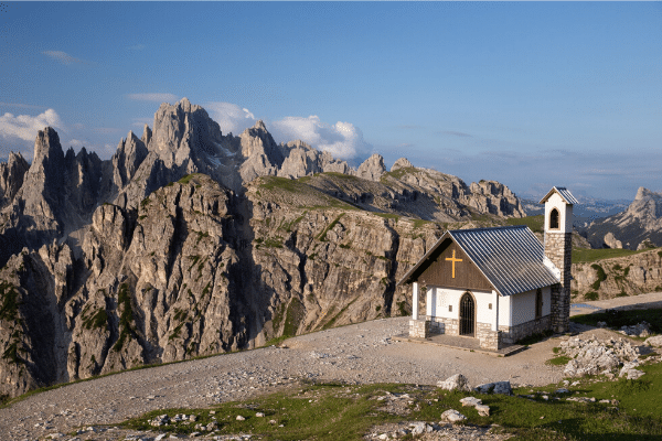 Church in the Dolomites, Italy