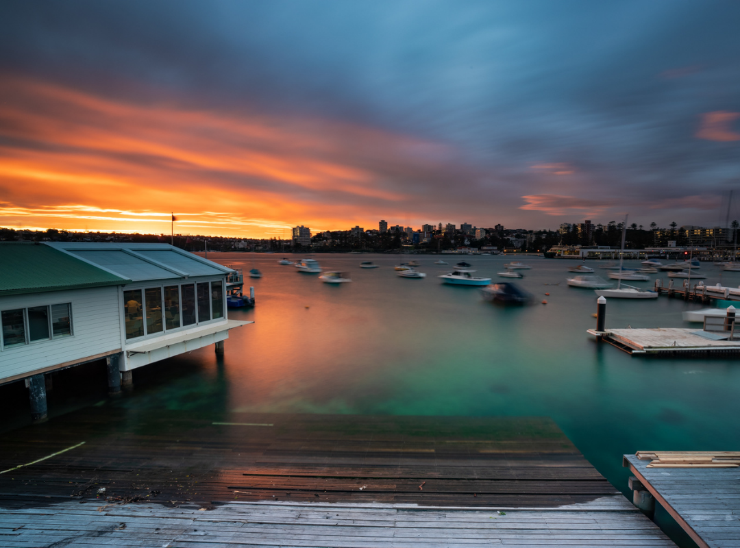 Sunrise at Manly Cove