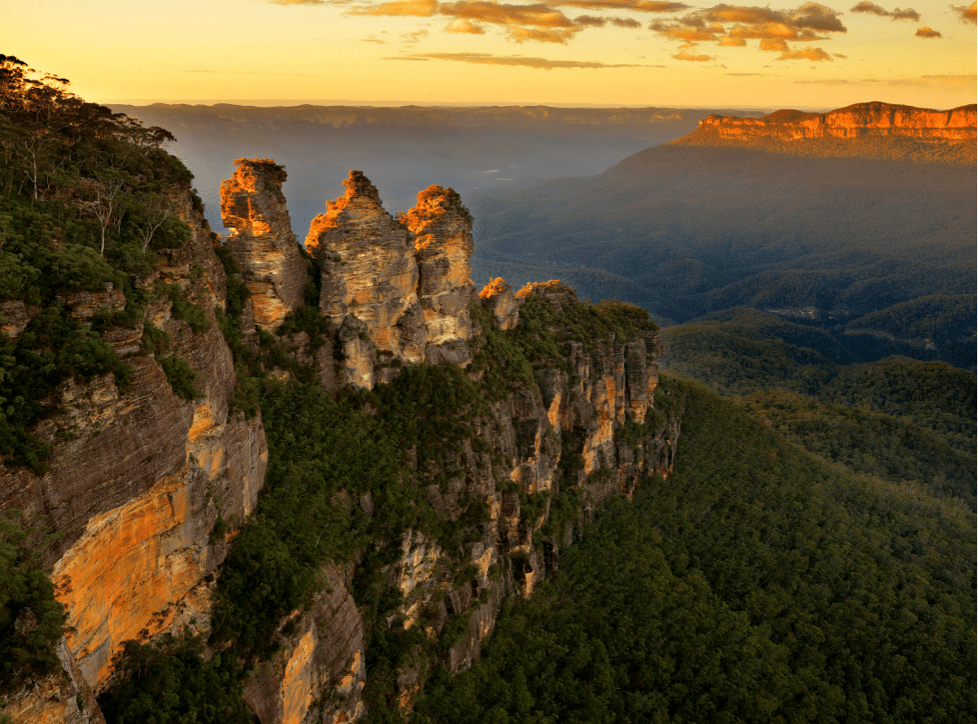 The three sisters in the Blue Mountains - a beautiful place to work remotely