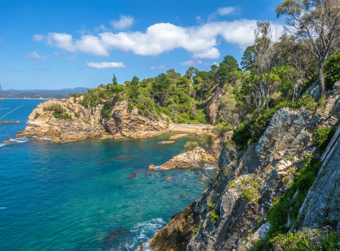 Twofold Bay in Eden - a beautiful place to work remotely